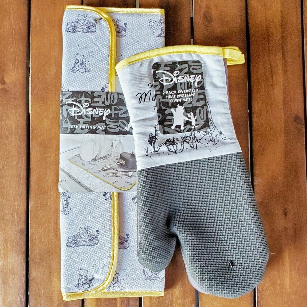 Disney Winnie The Pooh 3pc Kitchen Set Drying Mat